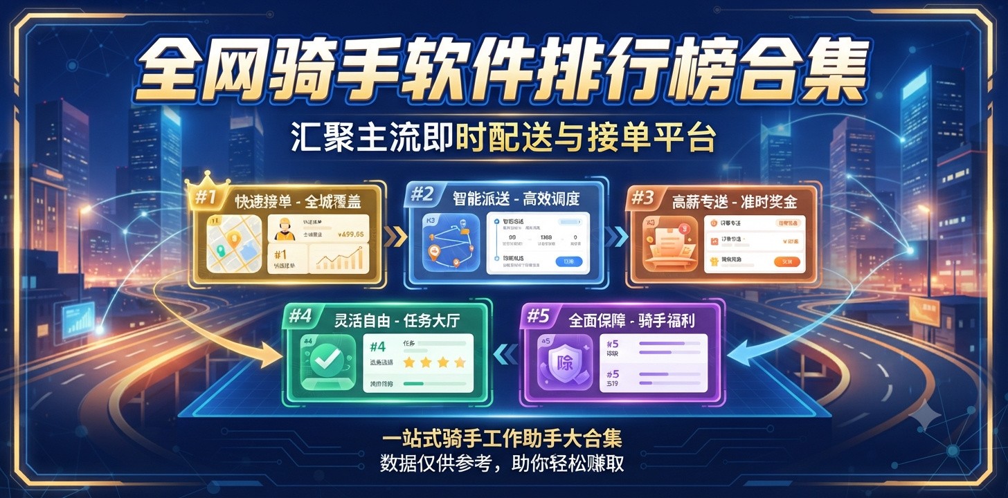 最全骑手软件排行榜