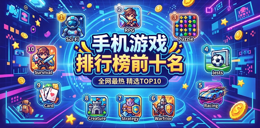 手机游戏排行榜前十名