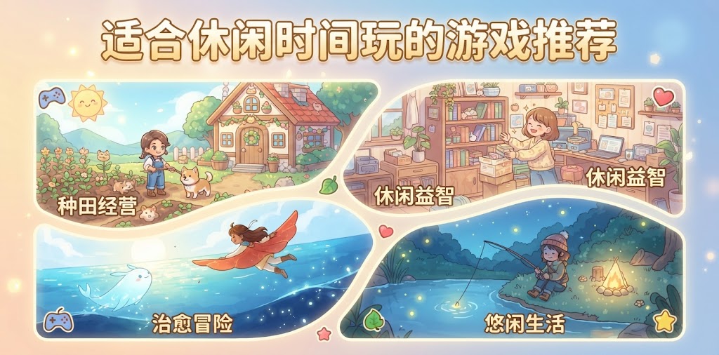适合休闲时间玩的游戏推荐