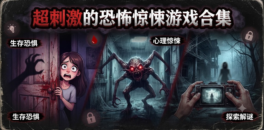 超刺激的恐怖惊悚游戏合集