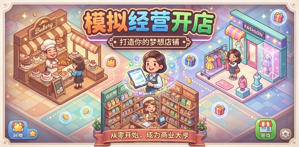 模拟经营开店的游戏