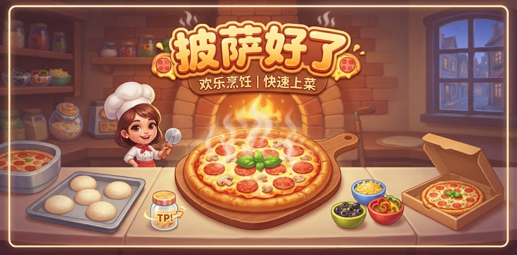 披萨好了