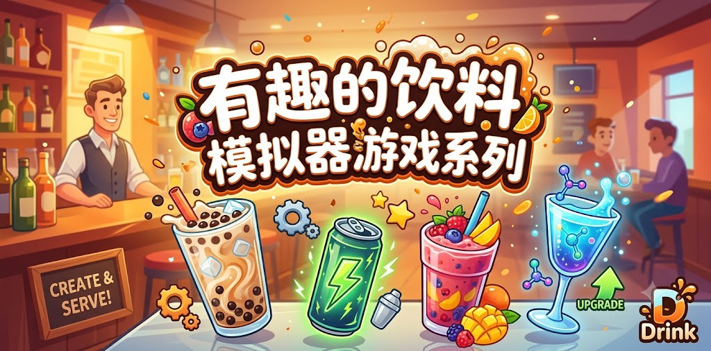 有趣的饮料模拟器游戏系列