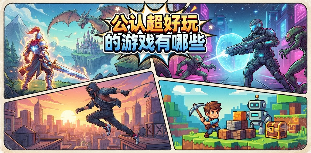 公认超好玩的游戏有哪些