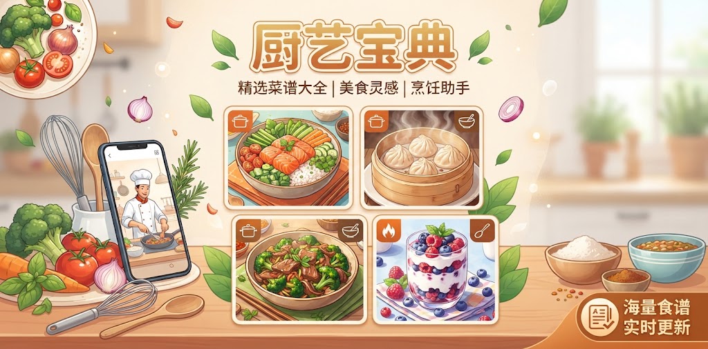推荐几款好用的菜谱app
