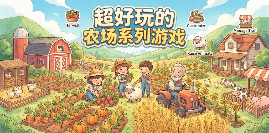 超好玩的农场系列游戏