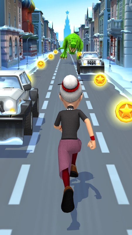 愤怒的老奶奶玩酷跑(Angry Gran Run)3