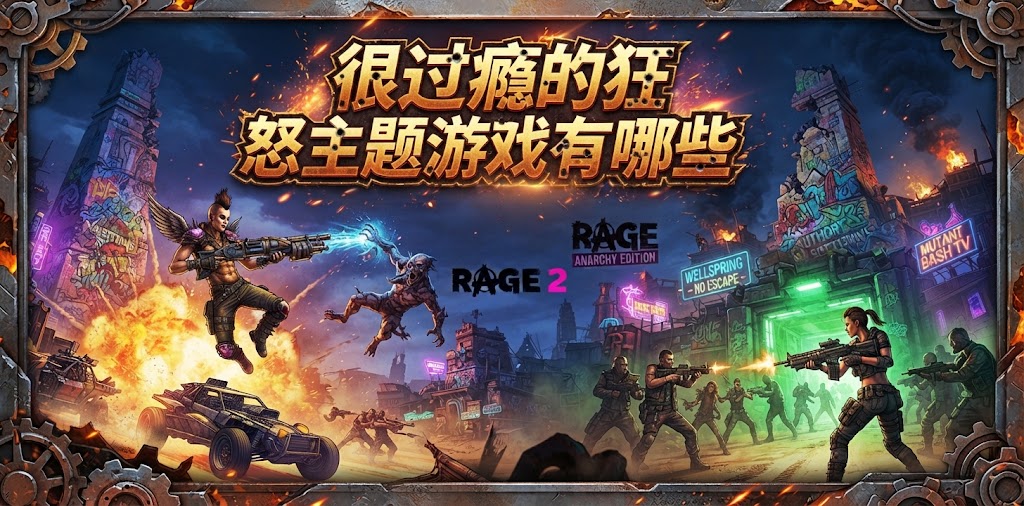 很过瘾的狂怒主题游戏有哪些