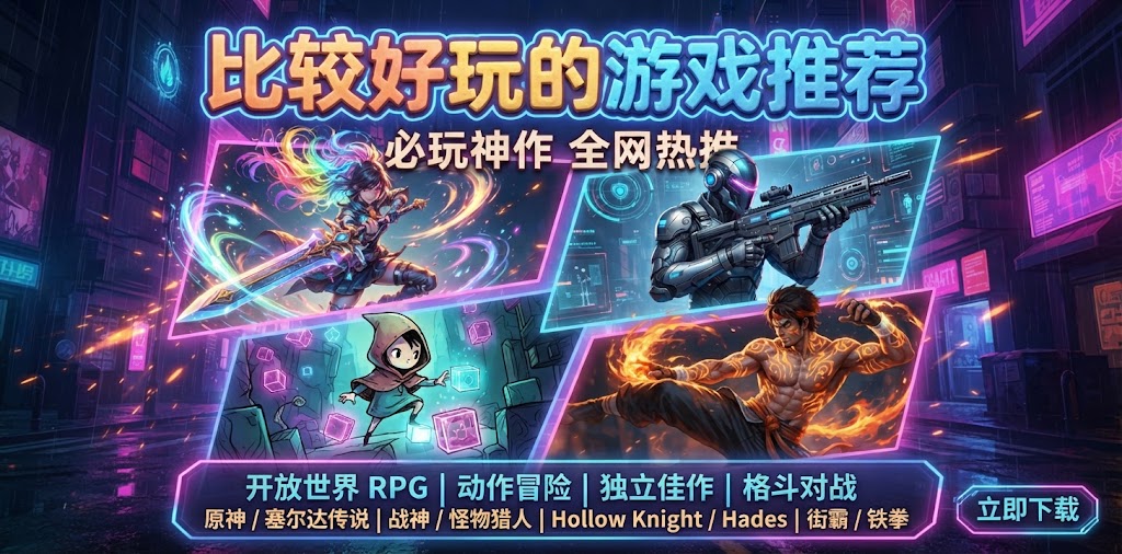 比较好玩的游戏推荐