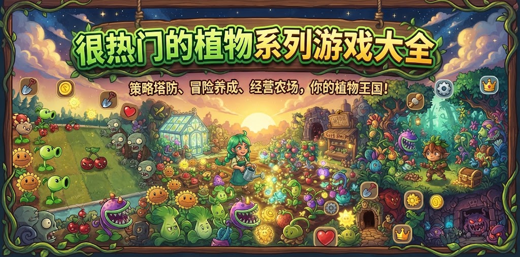 很热门的植物游戏合集