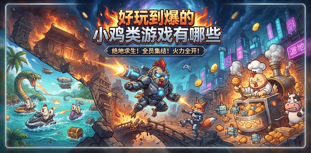 好玩到爆的小鸡类游戏有哪些