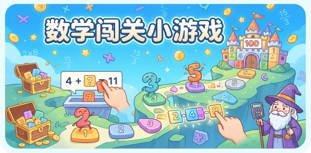 数学闯关小游戏