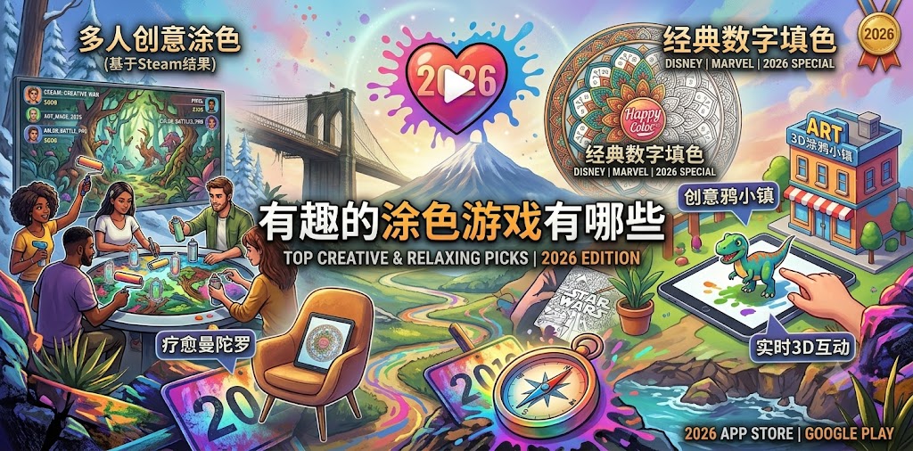 有趣的涂色游戏有哪些