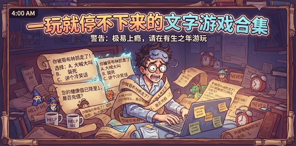 一玩就停不下来的文字游戏有哪些