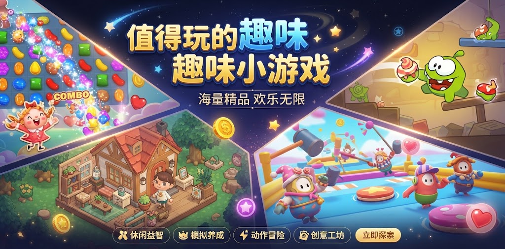 值得玩的趣味小游戏