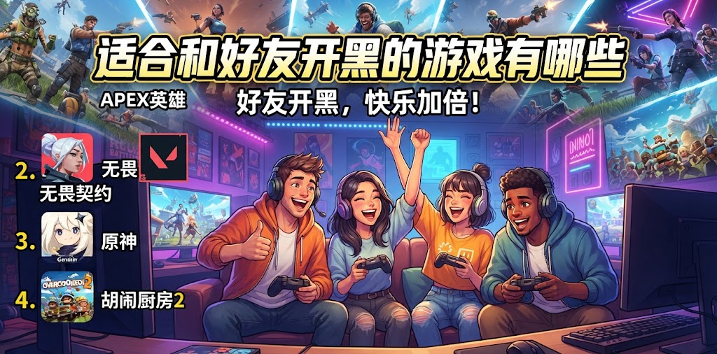 适合和好友开黑的游戏有哪些