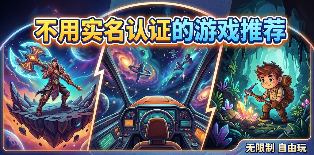 不用实名认证的游戏推荐