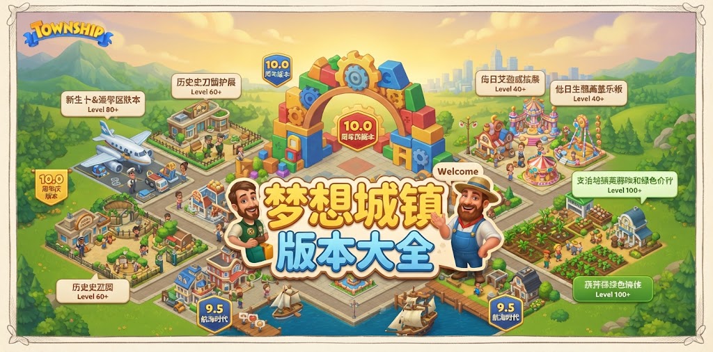梦想城镇版本大全