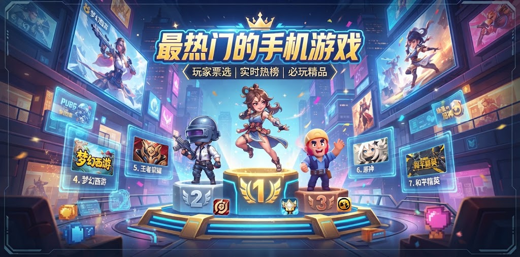 最热门的手机游戏