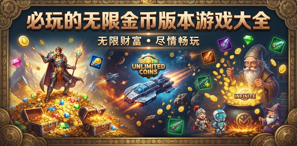 必玩的无限金币版本游戏大全