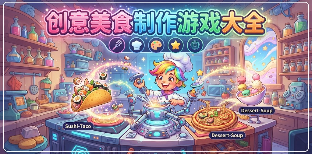 创意美食制作游戏大全