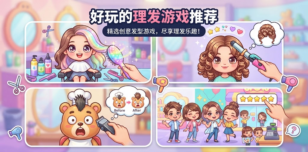 好玩的理发游戏推荐