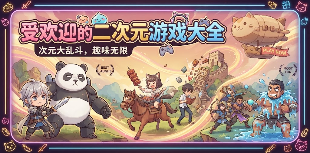 受欢迎的二次元游戏大全