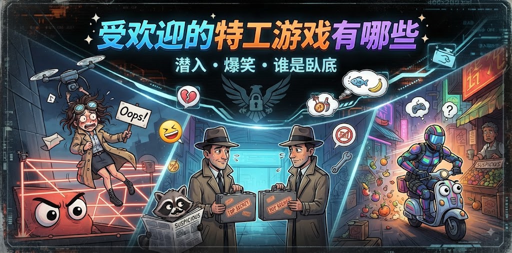 受欢迎的特工游戏有哪些