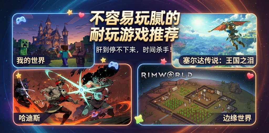 不容易玩腻的耐玩游戏推荐