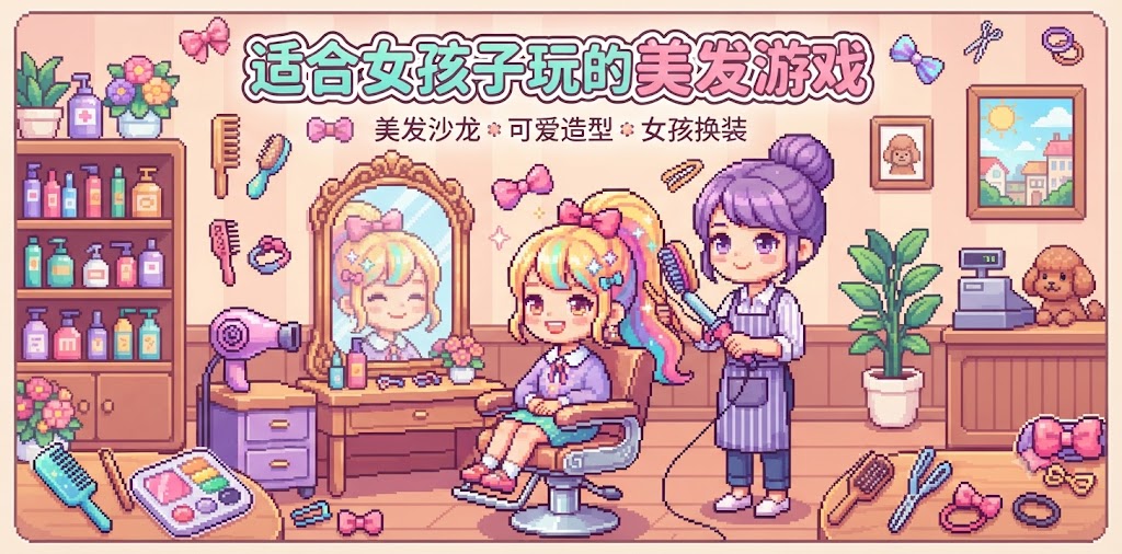 适合女孩子玩的美发游戏