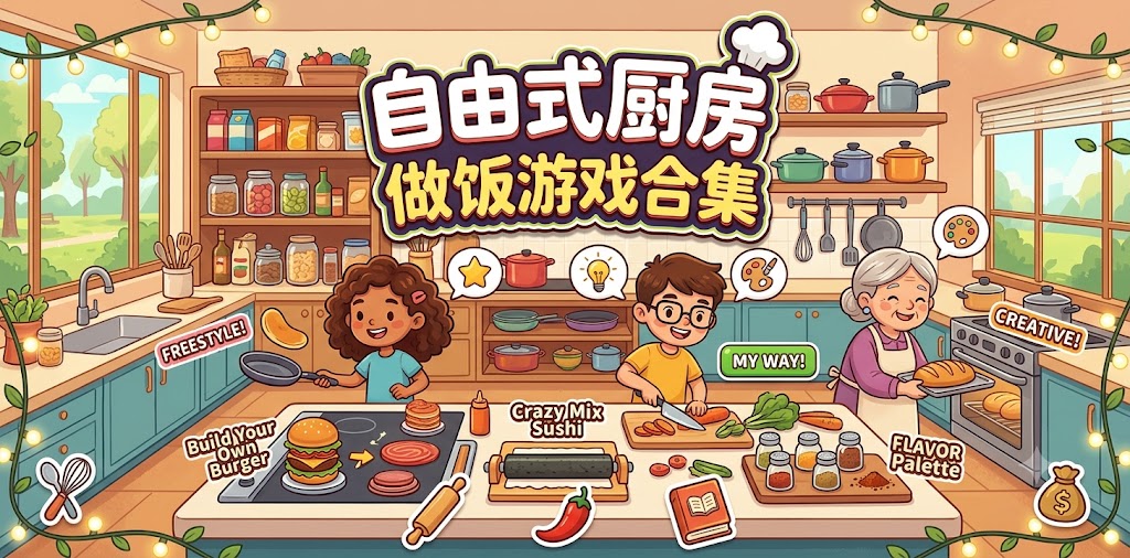 自由式厨房做饭游戏合集