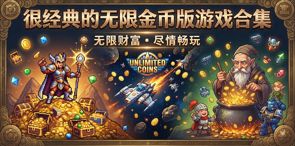 很经典的无限金币版游戏合集