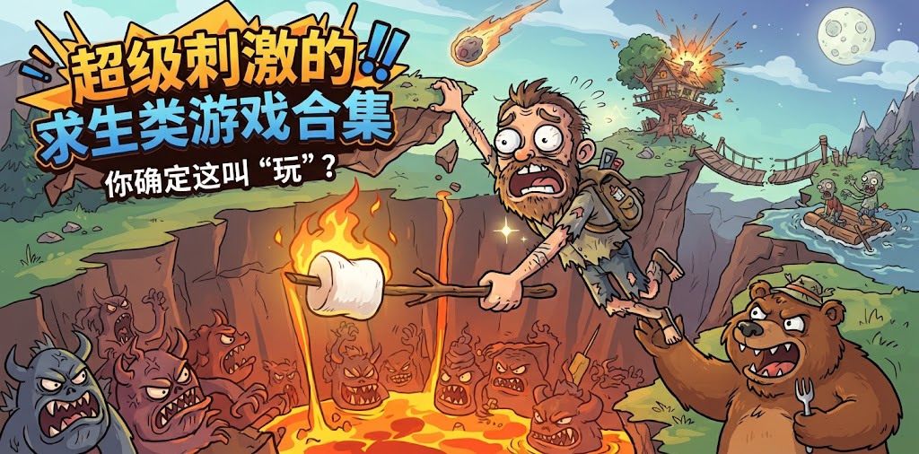 超级刺激的求生类游戏合集