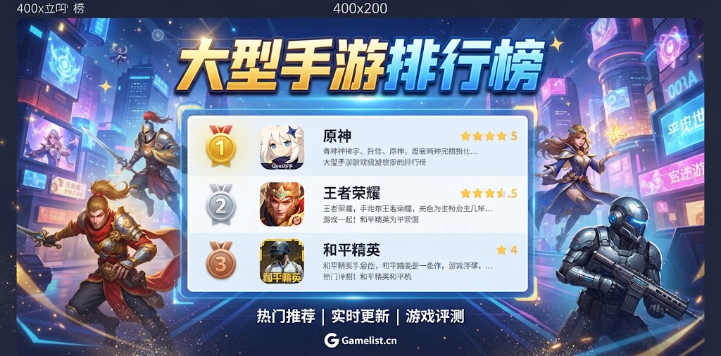 大型手游排行榜