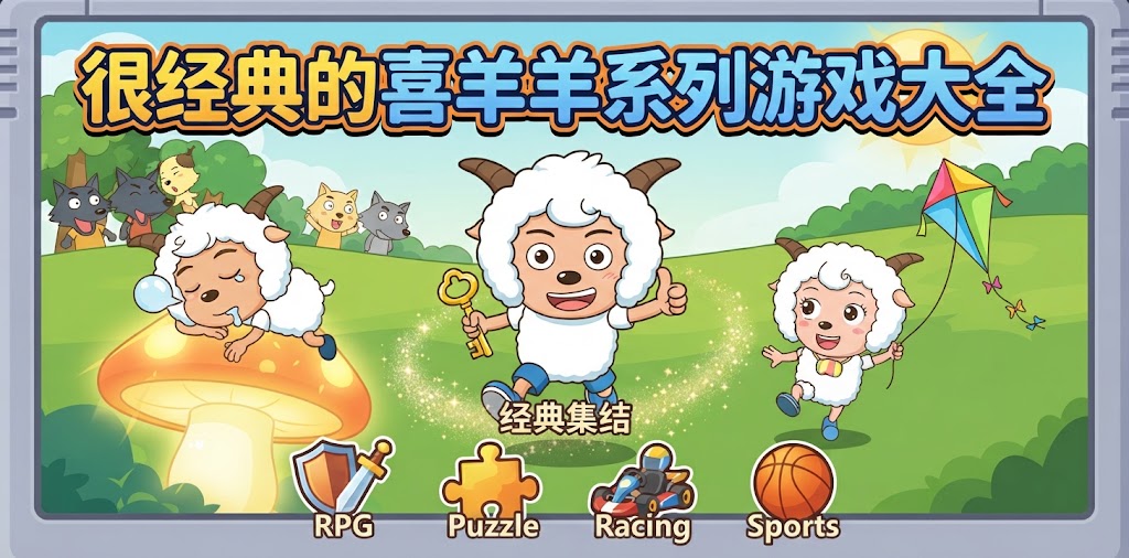 很经典的喜羊羊系列游戏大全