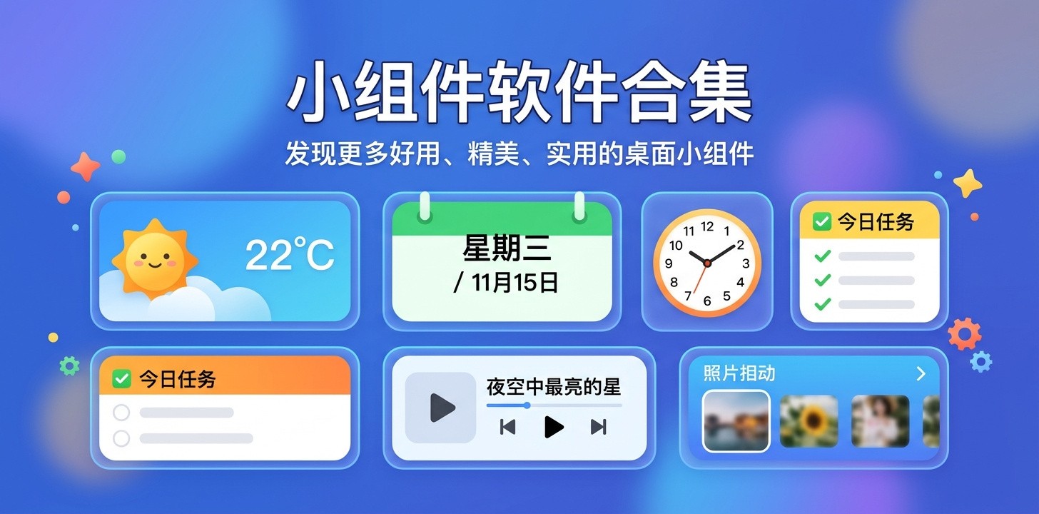 好用的小组件推荐