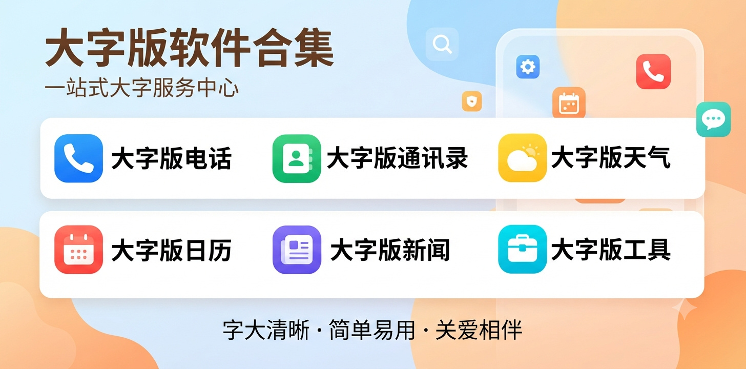 手机大字版软件