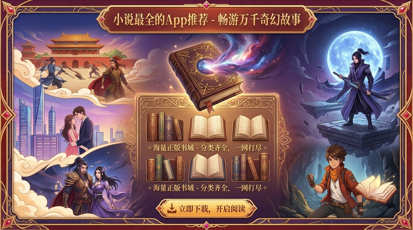 小说最全的app推荐