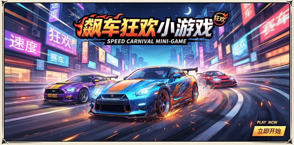 飙车狂欢小游戏