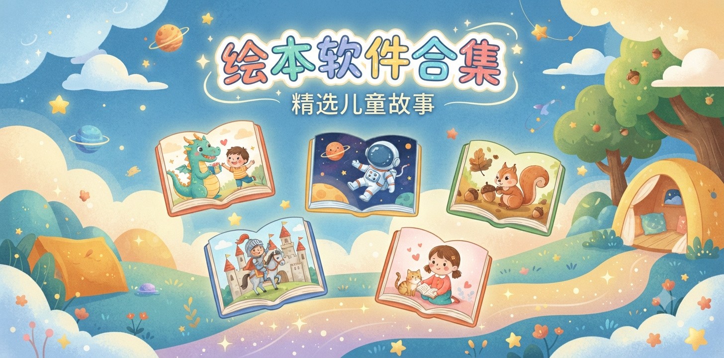 比较全的绘本app