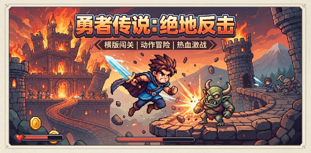 横版动作小游戏