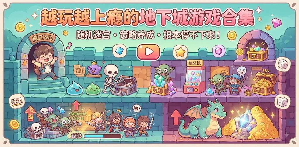 越玩越上瘾的地下城游戏合集