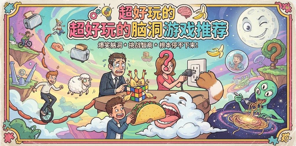 超好玩的脑洞游戏推荐