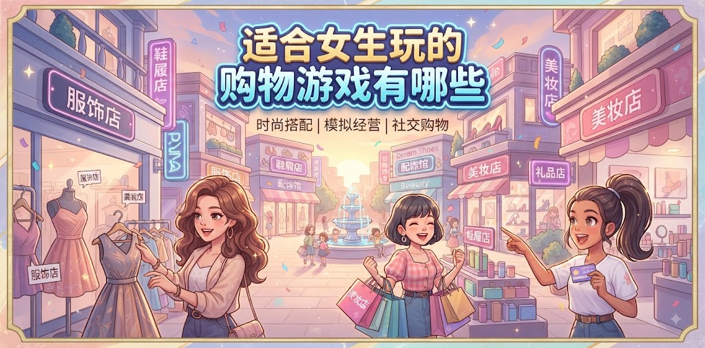 适合女生玩的购物游戏有哪些