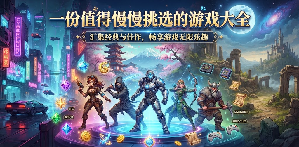 一份值得慢慢挑选的游戏大全