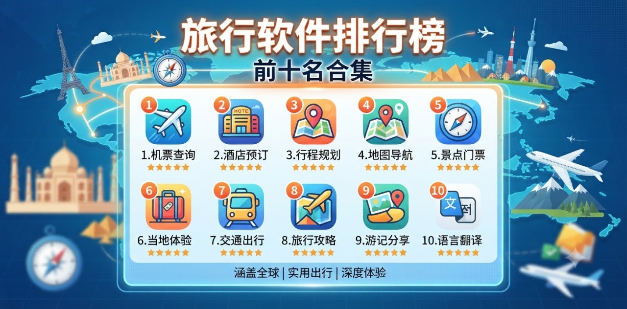 旅行软件app排行榜