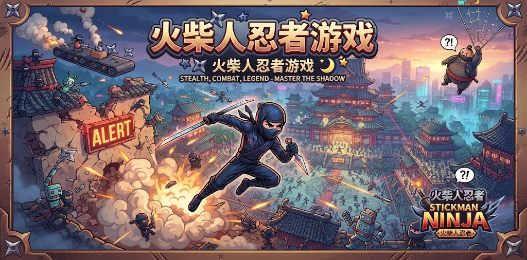 火柴人忍者游戏