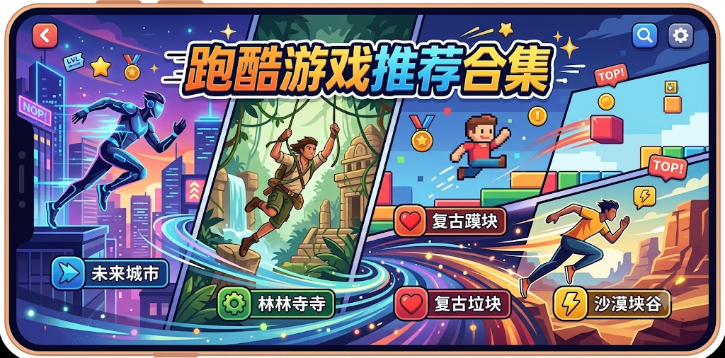 跑酷游戏推荐合集
