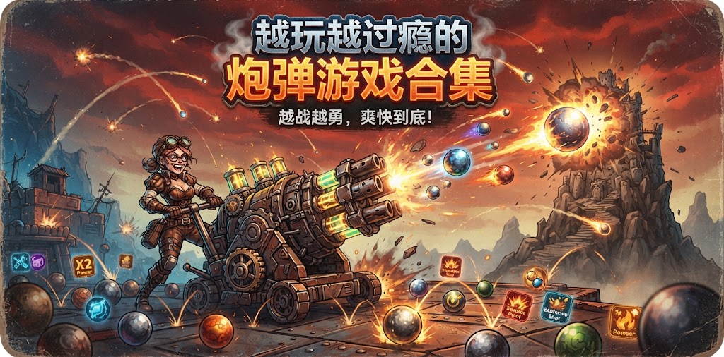 越玩越过瘾的炮弹游戏合集
