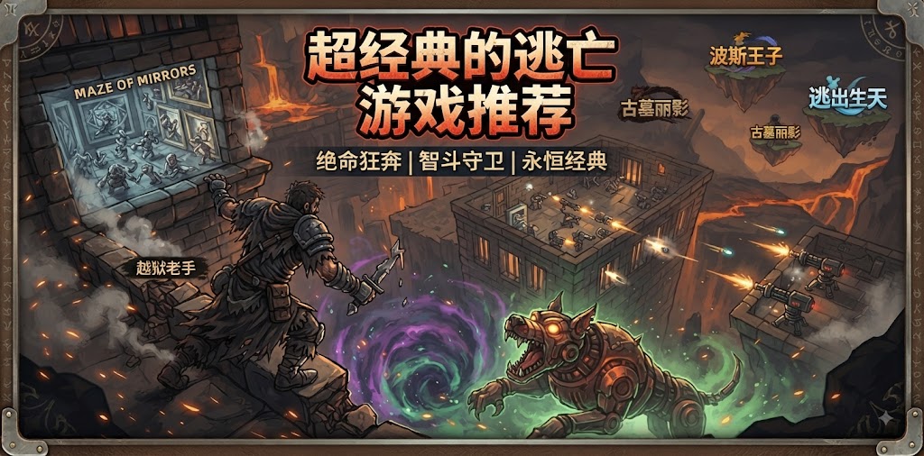 超经典的逃亡游戏推荐